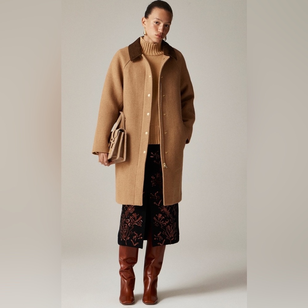 J. Crew Stowe parka in Italian stadium cloth